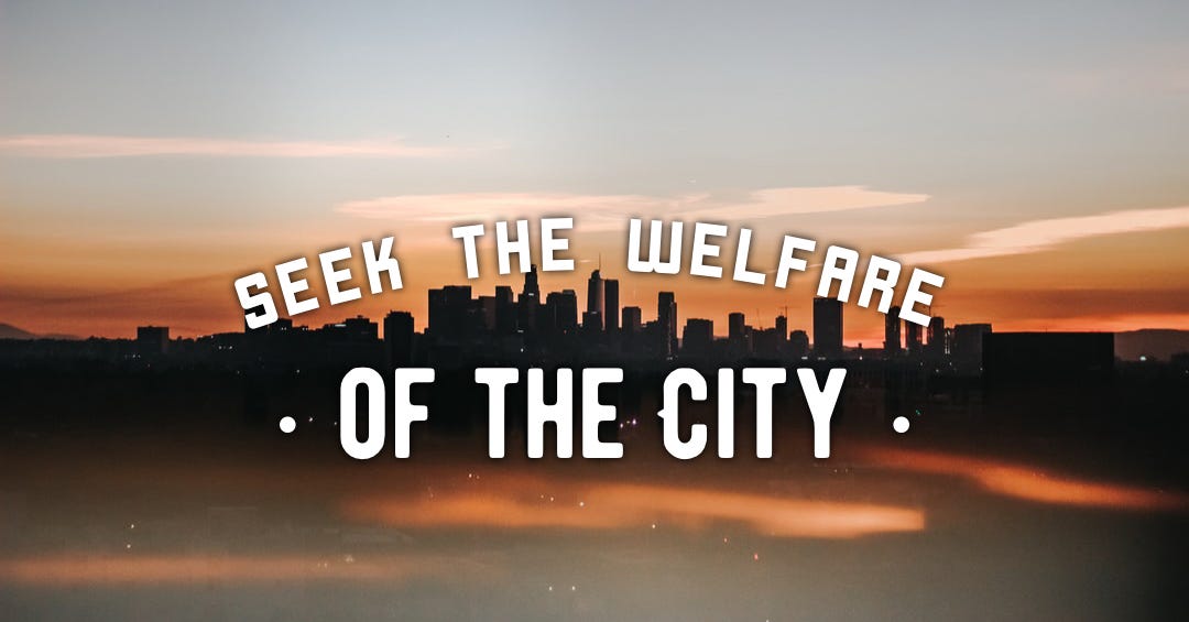 Seek the Welfare of the City – Searching Daily