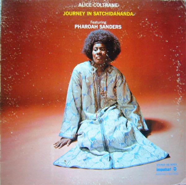 Alice Coltrane Featuring Pharoah Sanders – Journey In Satchidananda (1971,  Gatefold, Vinyl) - Discogs