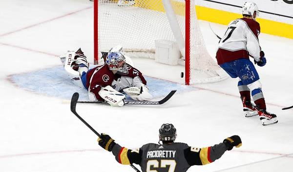 Blog: Golden Knights beat Avalanche in six games, advance to Stanley Cup  semifinals - Las Vegas Sun News