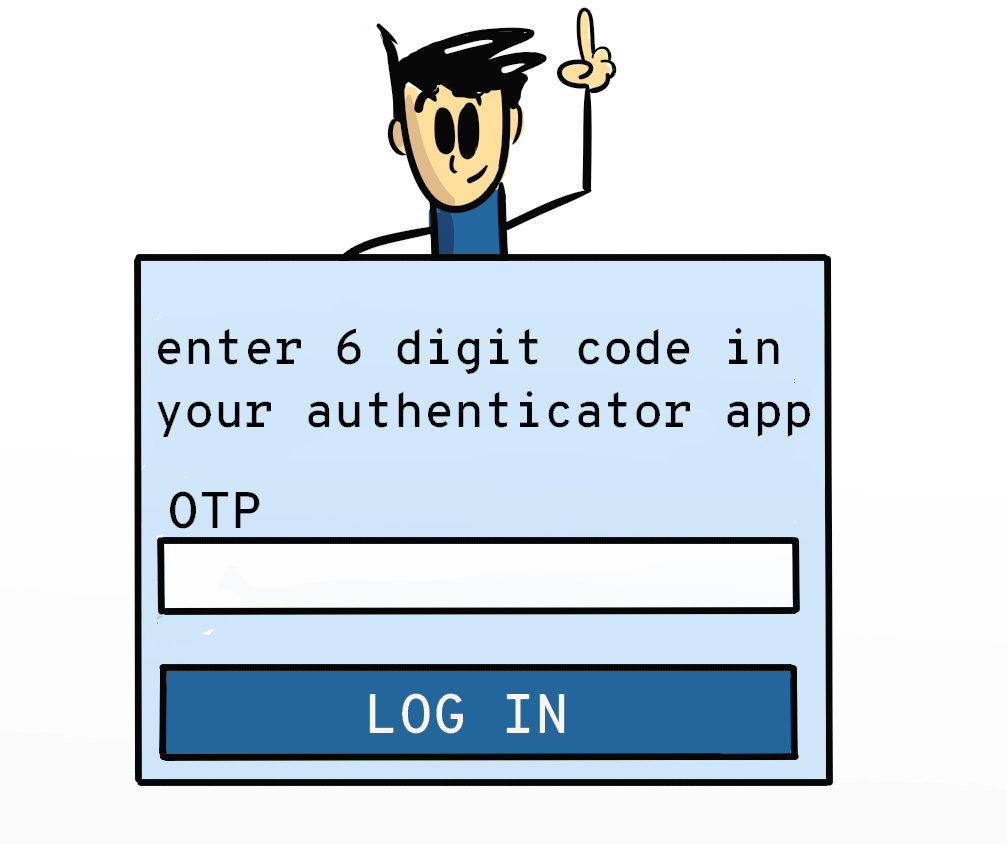 Enter 2FA code from authenticator app