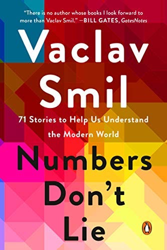 book cover for numbers don't lie by Vaclav smil
