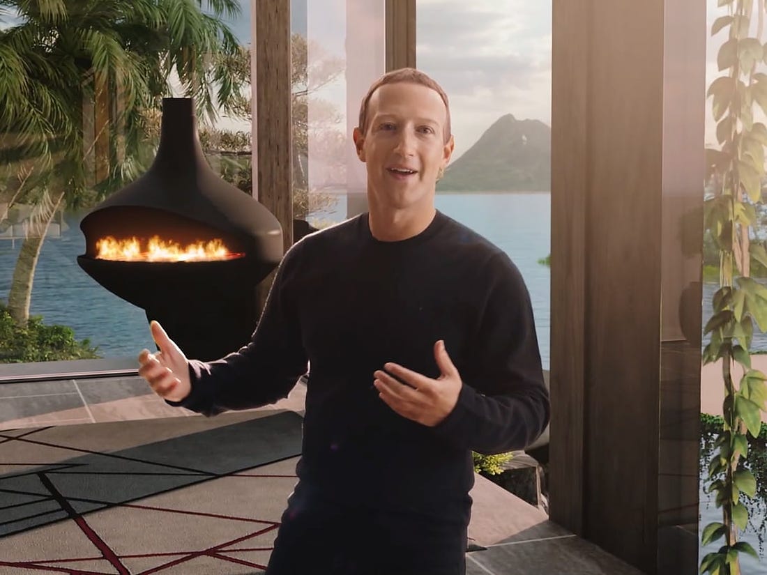 Mark Zuckerberg from a Meta promo