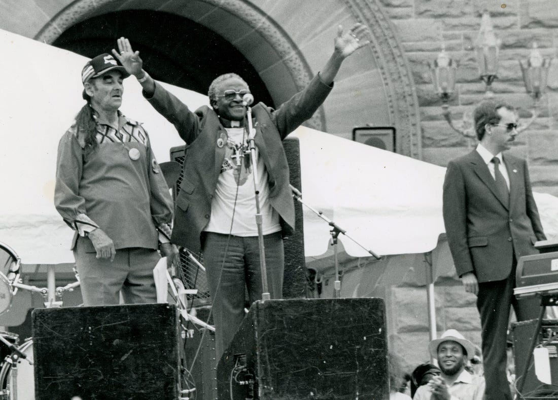 Desmond Tutu, Toronto, 1986