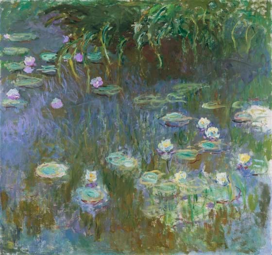 Water Lilies, an oil painting by Claude Monet