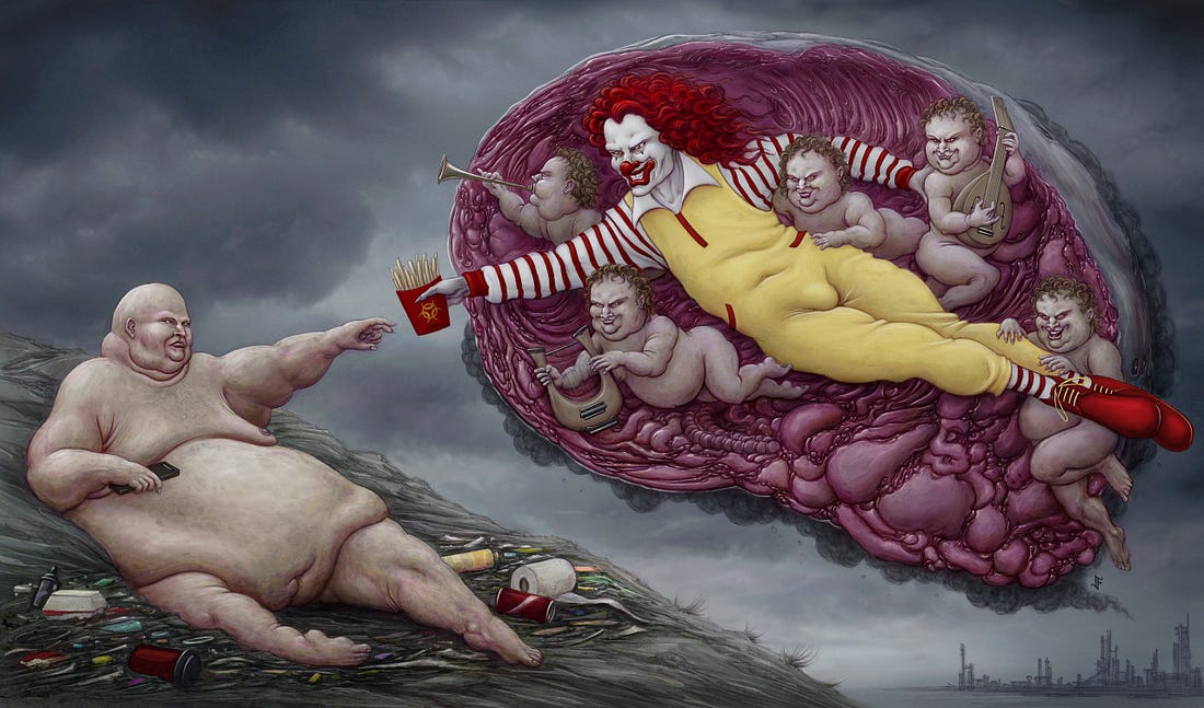 Image of McDonalds Clown by jflaxman representing corporate culture on article by Larry G. Maguire
