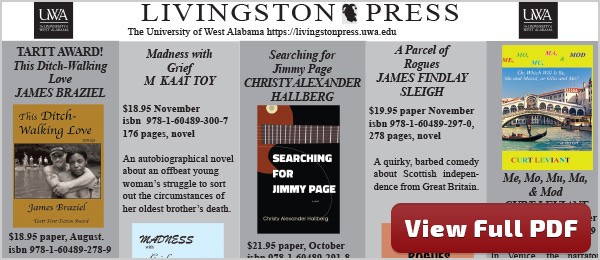 Livingston Press flier for the NewPages December 2021 eLitPak