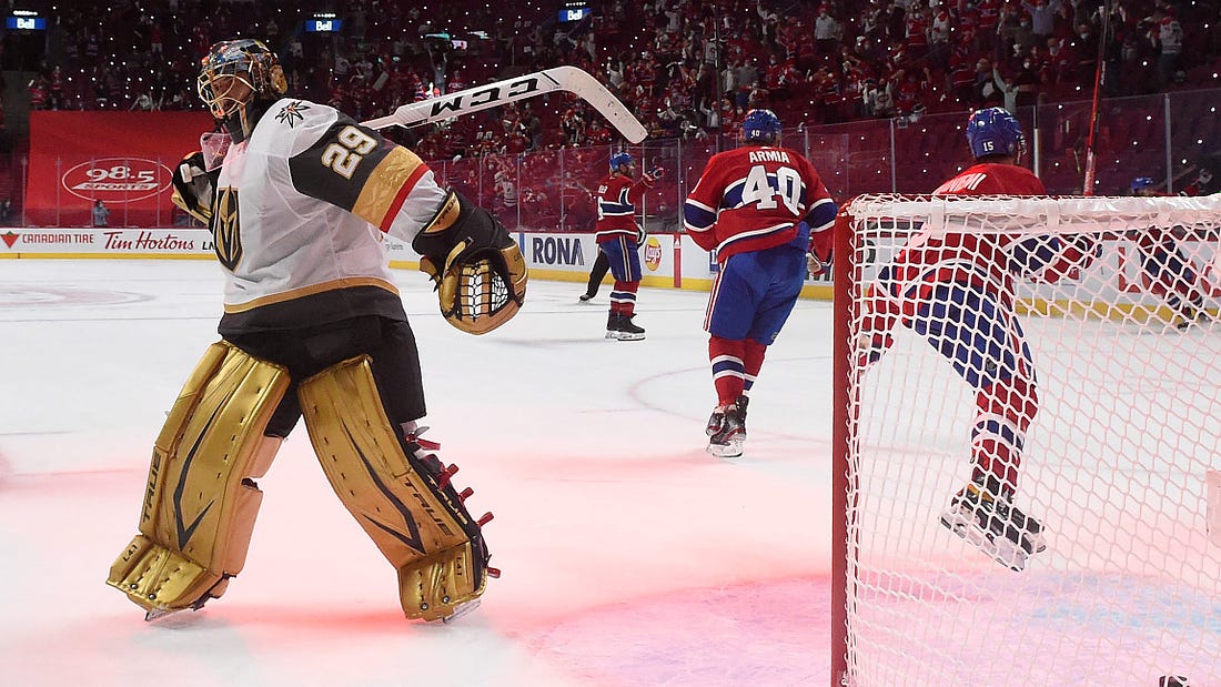 Marc-Andre Fleury mistake helps Canadiens top Golden Knights