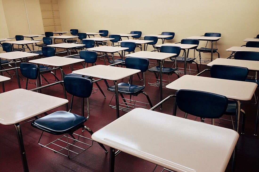 Classroom Chair and Desk · Free Stock Photo