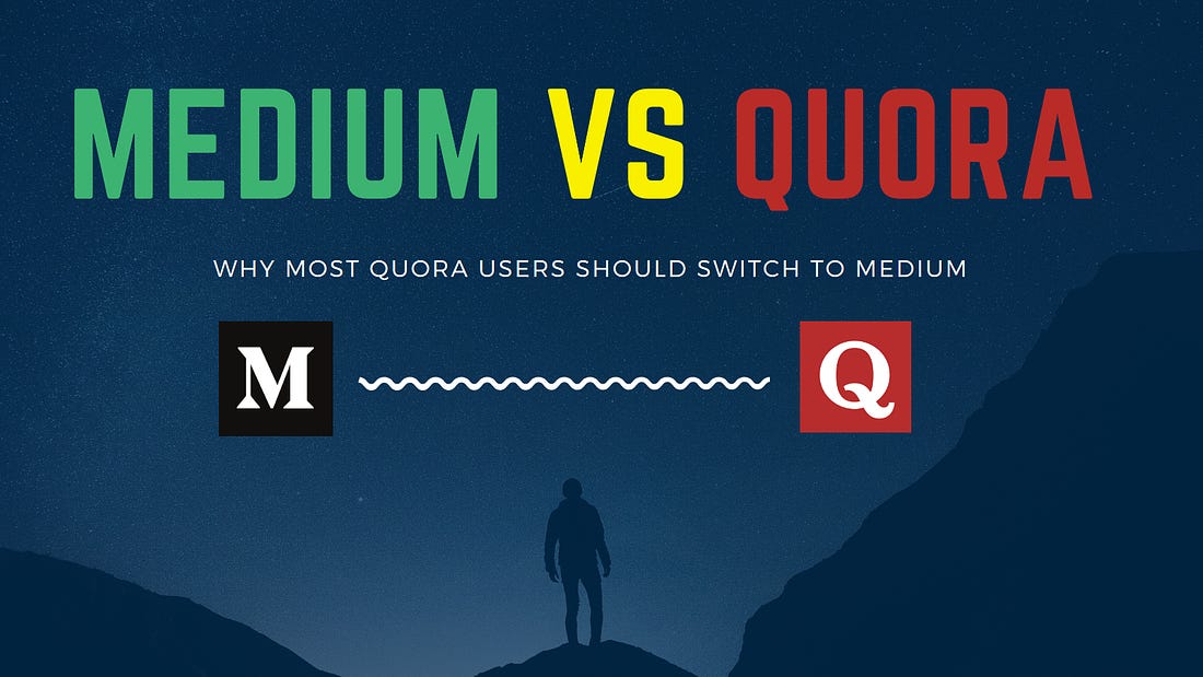 medium vs quora, quora vs medium, what is the difference between medium and quora