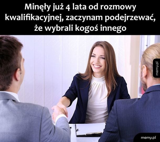 Rozmowa kwalifikacyjna - Memy.pl