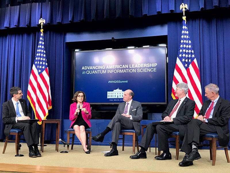 Federal panel at White House summit on quantum information science