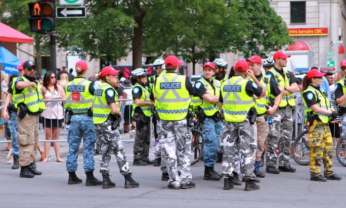 A crime against fashion? Why Montreal police donned colourful cargo pants |  Cities | The Guardian