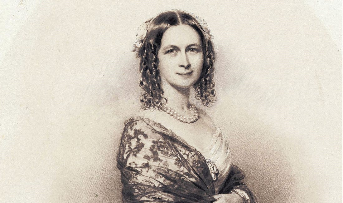 Portrait of opera singer Jenny Lind (1820–1887)