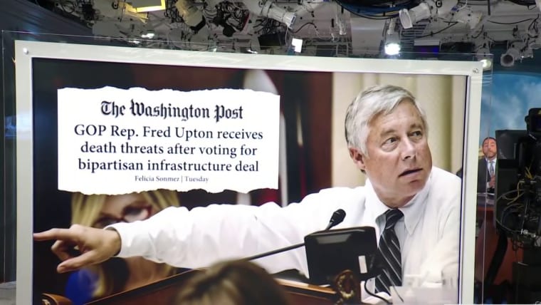 GOP Rep. Fred Upton receives death threat after backing infrastructure bill