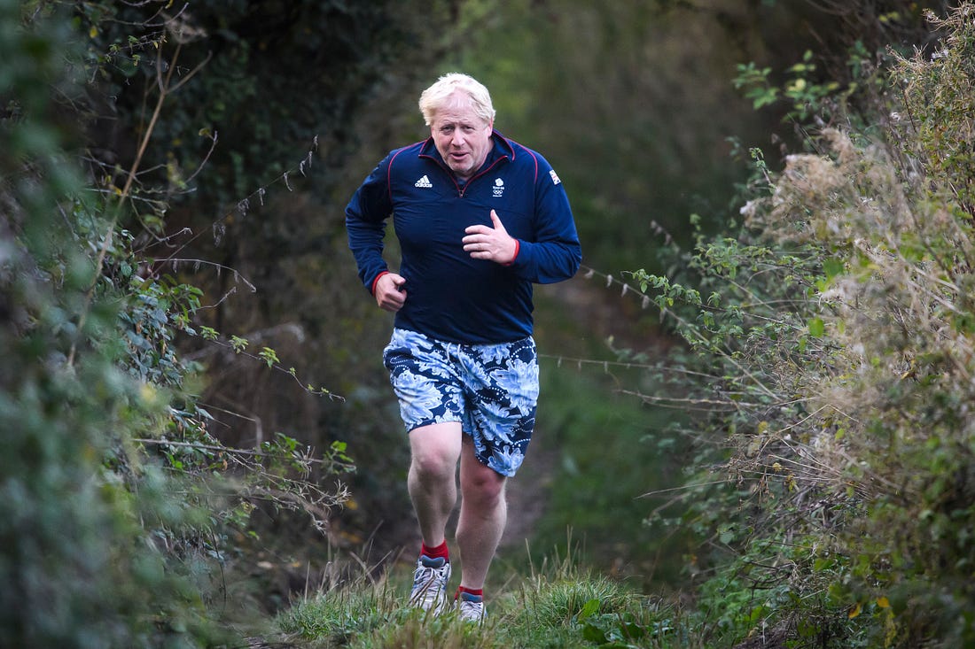 U.K. Prime Minister Boris Johnson urges Britons to slim down to beat  COVID-19