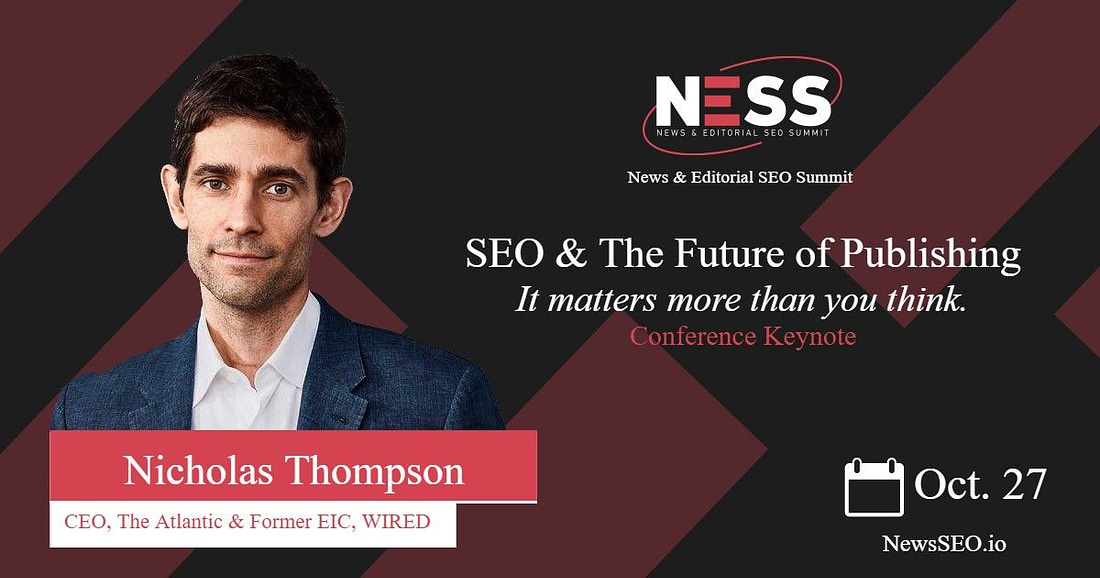 Nicholas Thompson, NESS keynote speaker