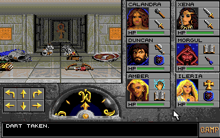 Eye of the Beholder II: The Legend of Darkmoon Amiga Leave your items somewhere on the floor, they do not disappear.