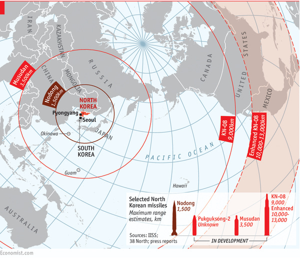 "Where can missiles from N. Korea reach?" Such a good answer.