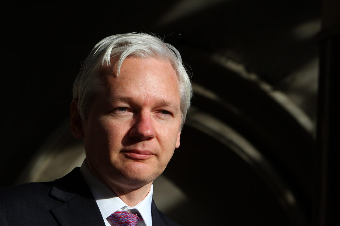 Julian Assange persecuted for exposing criminality in the government 