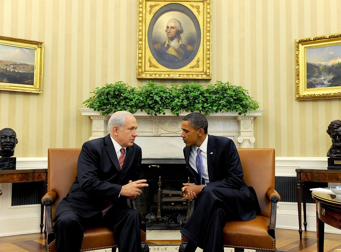 Israeli Prime Minister Benjamin Netanyahu meets with U.S. President Barack Obama at the White House in Washington D.C., Sept. 1. 2010. (Moshe Milner/GPO)