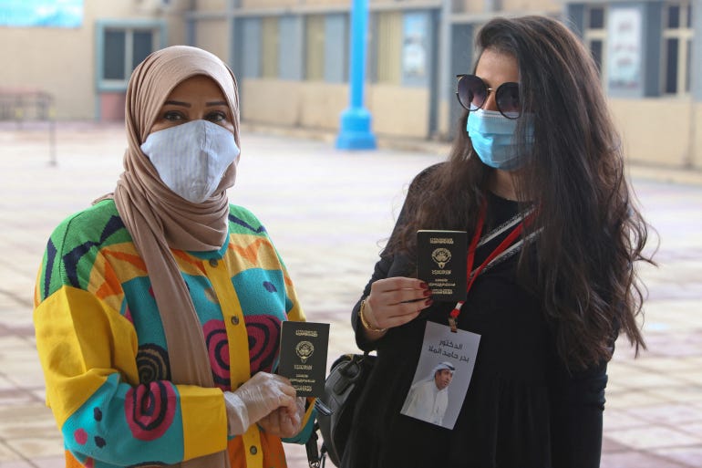 The brutal murder comes two months after Kuwaiti activists launched a nationwide campaign to end sexual harassment and violence against women [File: Yasser al-Zayyat/AFP]