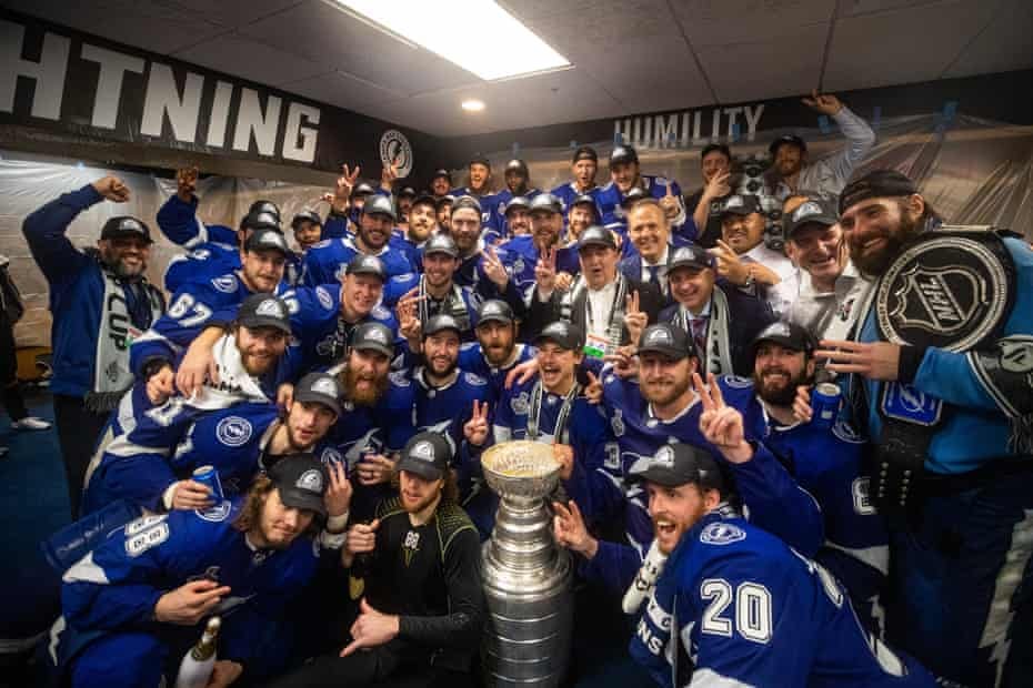 Lightning strikes twice: Tampa Bay mint NHL dynasty with Stanley Cup repeat  | Stanley Cup | The Guardian