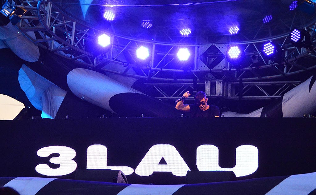 3LAU performing in 2016 in New York City. (Brian Killian / Getty Images)