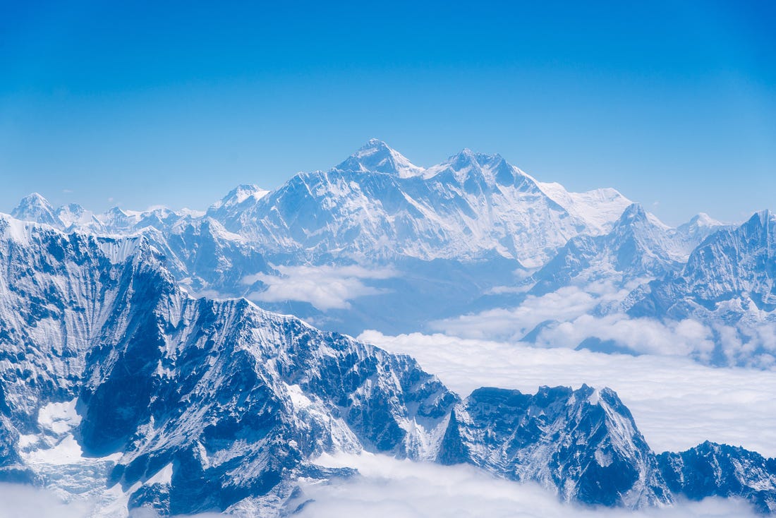 Mount Everest from afar