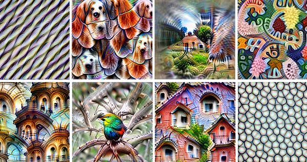 Feature Visualization: How Neural Networks Build Up Their Understanding of Images