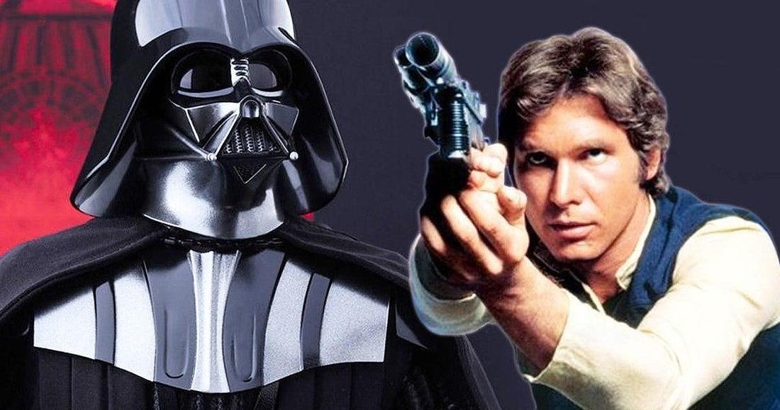 Star Wars, Darth Vader, Han Solo