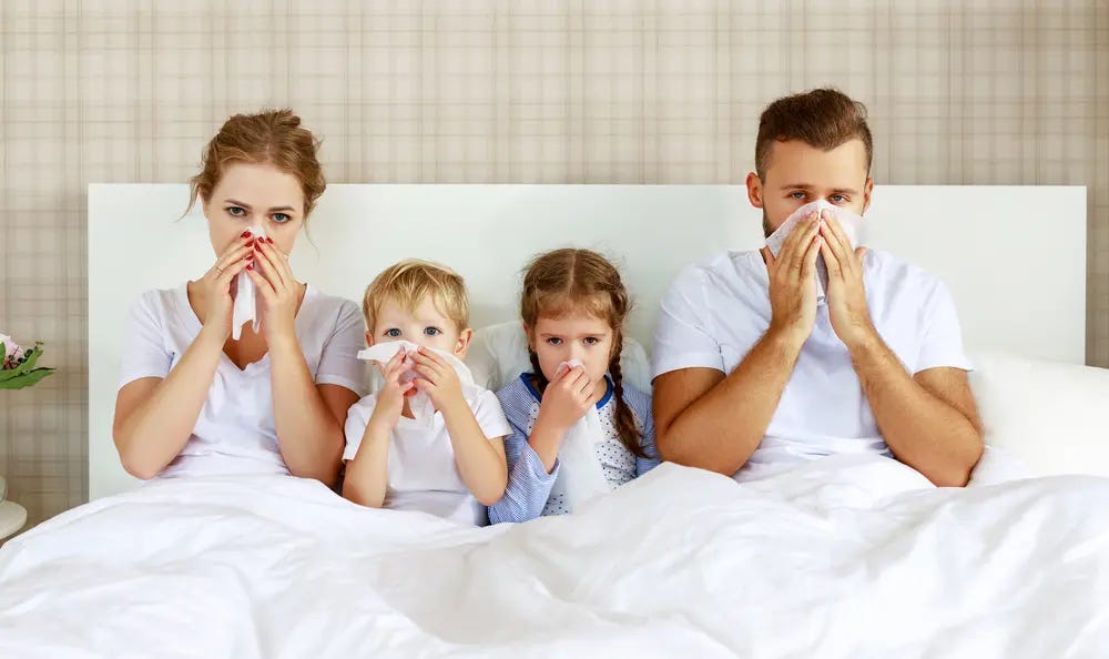 How to Cope When Your Whole Family Is Sick - SafeSpace