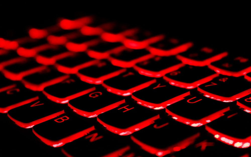 black and red laptop keyboard black and red laptop keyboard