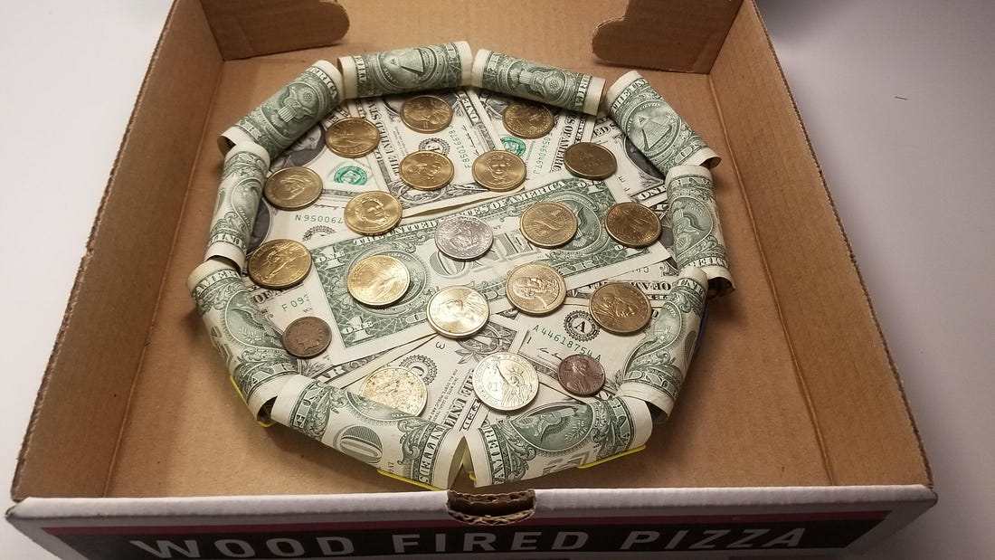 This Money Pizza My Grandfather Made For Me : mildlyinteresting This Money Pizza My Grandfather Made For Me : mildlyinteresting