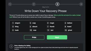Exodus - Your 12-word phrase is your private keys all...