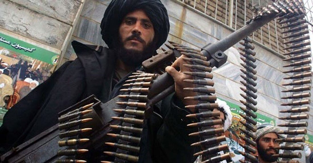 A member of the Taliban poses in 2013. Creative Commons photo/eyevine.