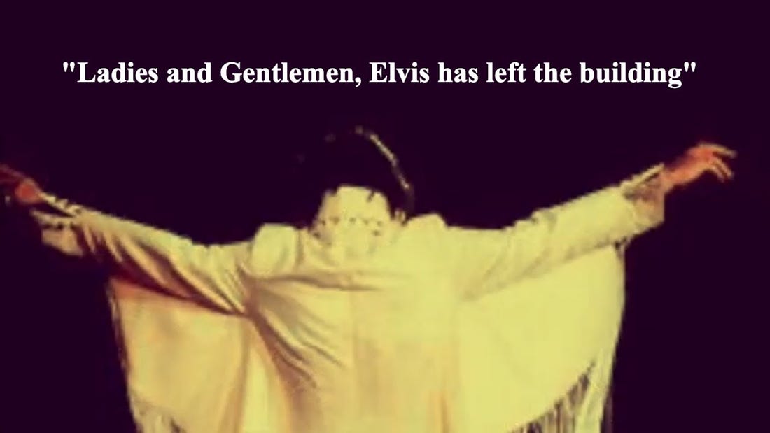 Elvis Has Left The Building&quot; - YouTube