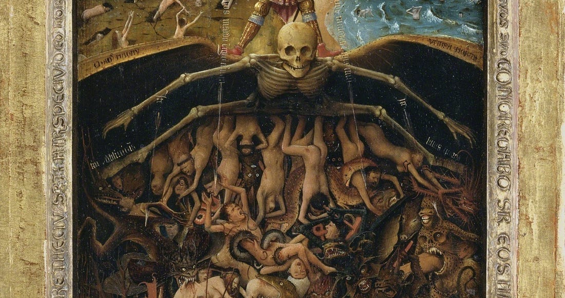 image of Jan van Eyck, Crucifixion and Last Judgement diptych for article by Larry G. Maguire image of Jan van Eyck, Crucifixion and Last Judgement diptych for article by Larry G. Maguire