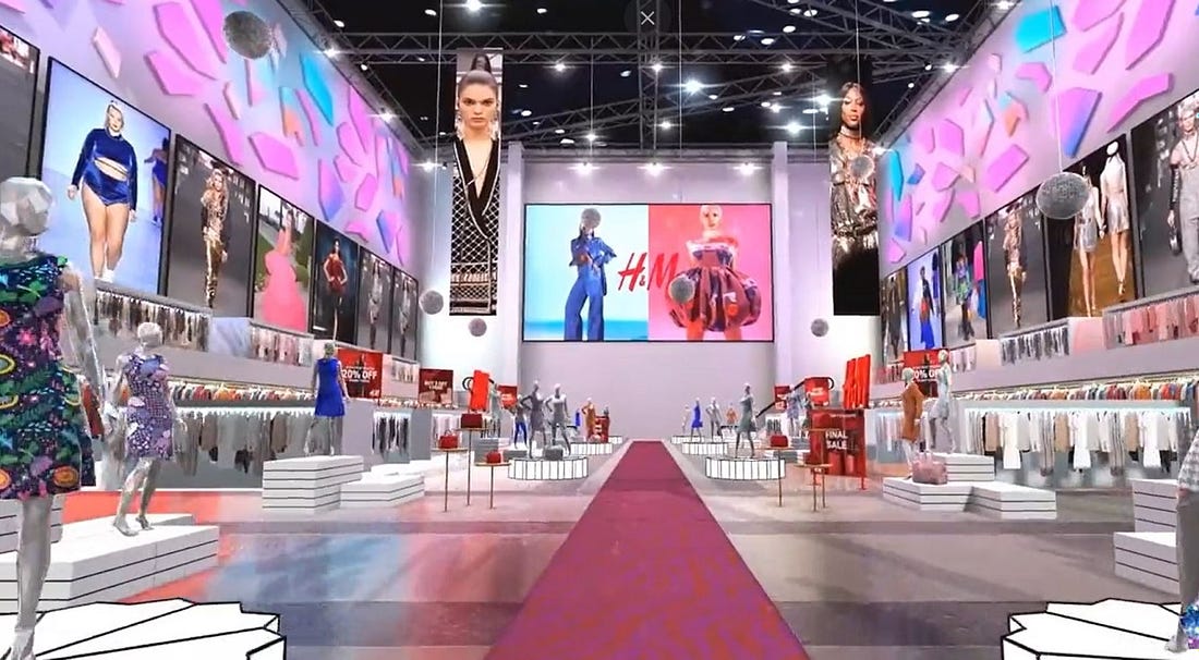 H&amp;M opens the first ever virtual store in the metaverse
