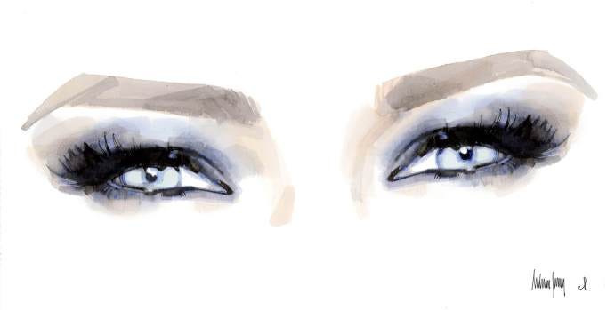 melania trump's eyes