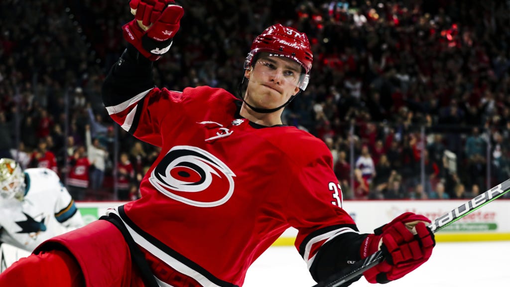 Fans Name Andrei Svechnikov One of NHL&#39;s Top Wingers