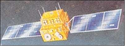 Illustration of IRS-1A satellite