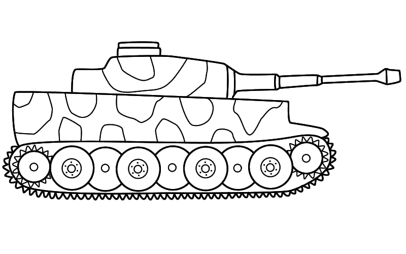 Tank #67 (Transportation) – Printable coloring pages