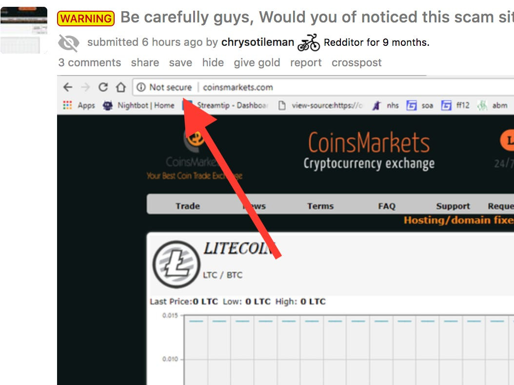 Scammers Spoofing Cryptocurrency Exchange Site URLs Are Incredibly Hard to  Spot