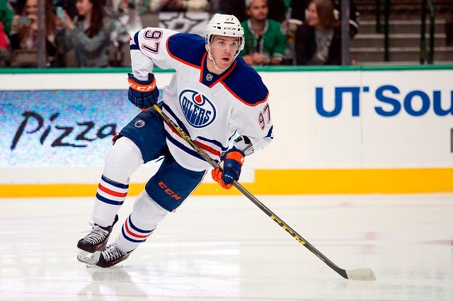 WATCH: Oilers' Connor McDavid scores first NHL goal - CBSSports.com