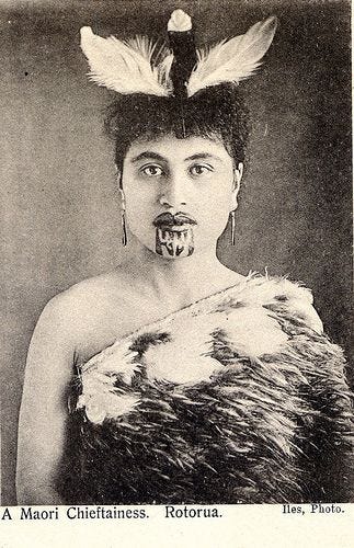 maori princess with moko - chin tattoo | by sweetpea11215 | Maori tattoo,  Maori, Maori people