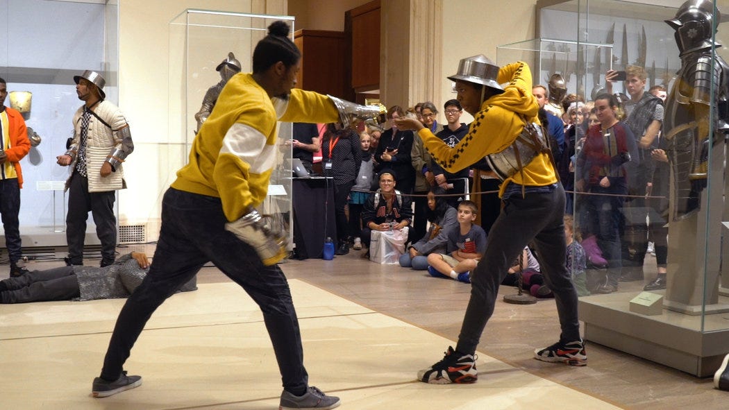 Subway Break Dancers, Clad in Armor, Go Medieval at the Met Museum - The  New York Times