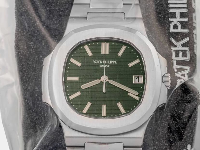 Olive green Patek Philippe Nautilus sells at auction for a staggering US$470,000