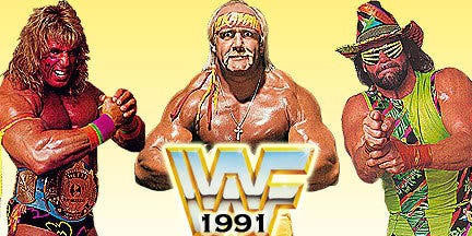 WWF 1991 Hulk Hogan Mahco Man Randy Savage Ultimate Warrior ...