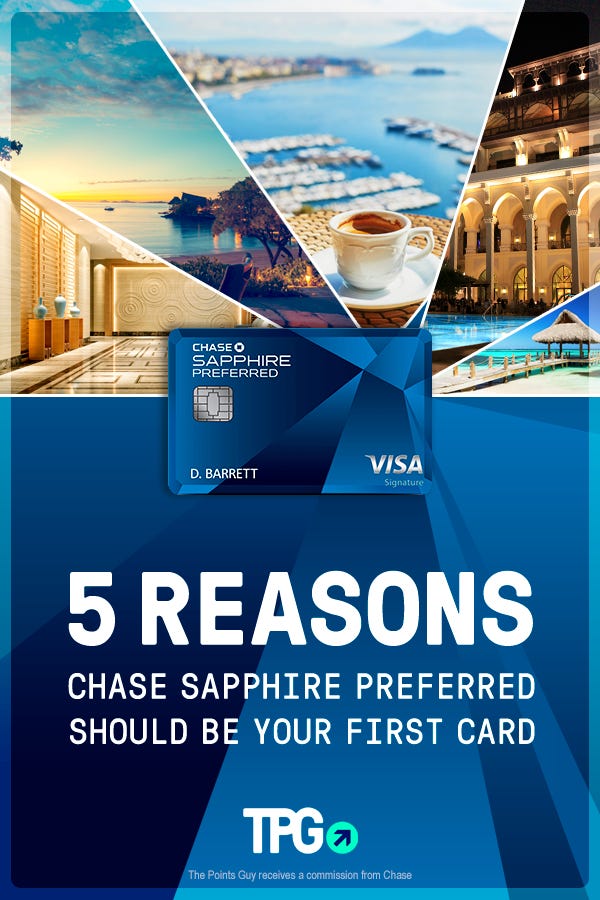 Looking for a credit card? 5 reasons why the Chase Sapphire Preferred  should be your first - The Points Guy | Travel rewards credit cards, Travel  rewards, Rewards credit cards