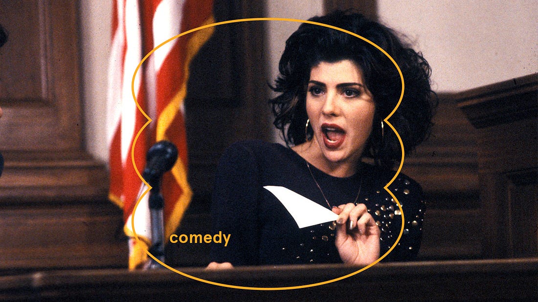 Marisa Tomei in My Cousin Vinny. Courtesy of Prime Video.